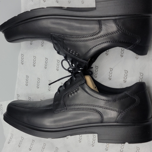 NWOb Ecco Helsinki Tie in Black 45 - Picture 8 of 16